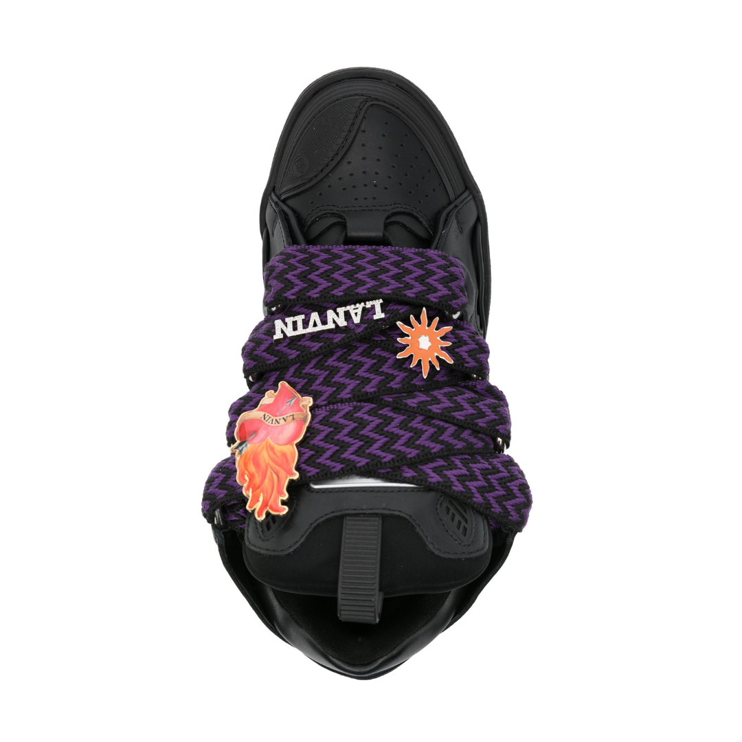 Shoes Black Purple