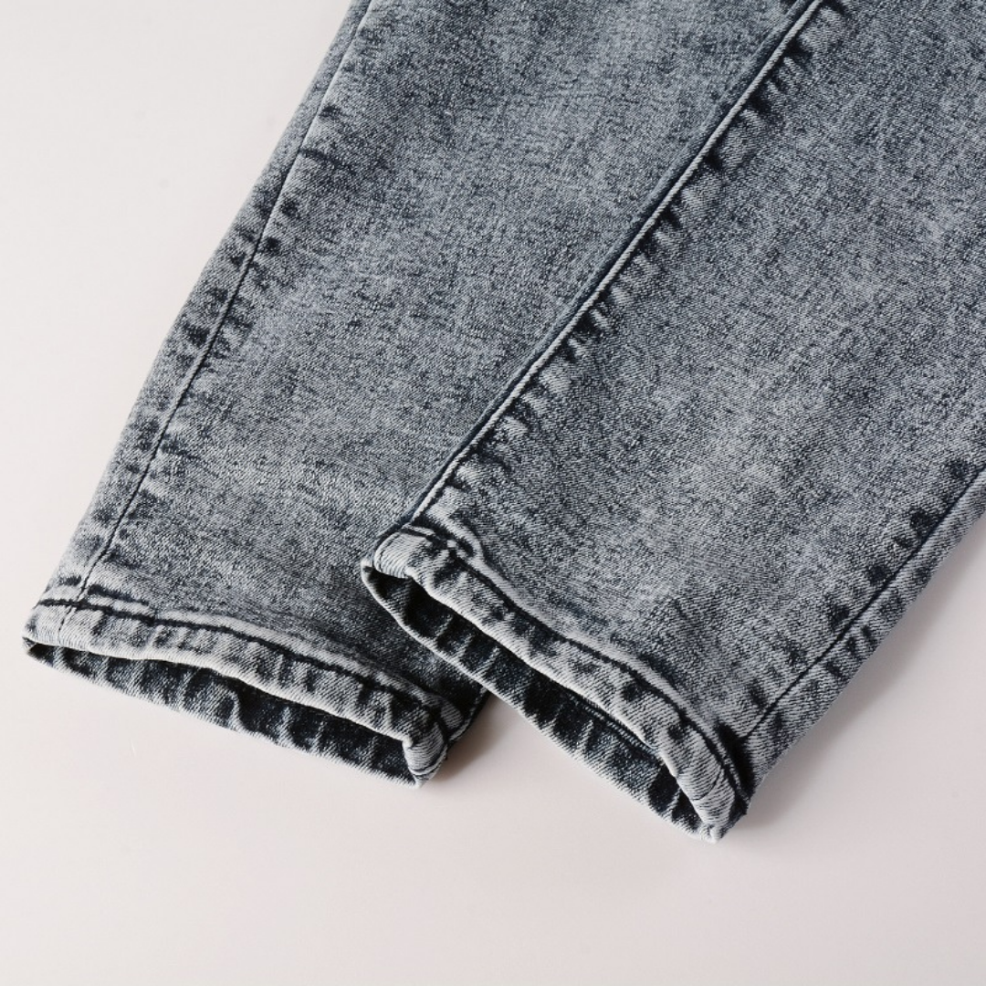 Black Patch Jeans