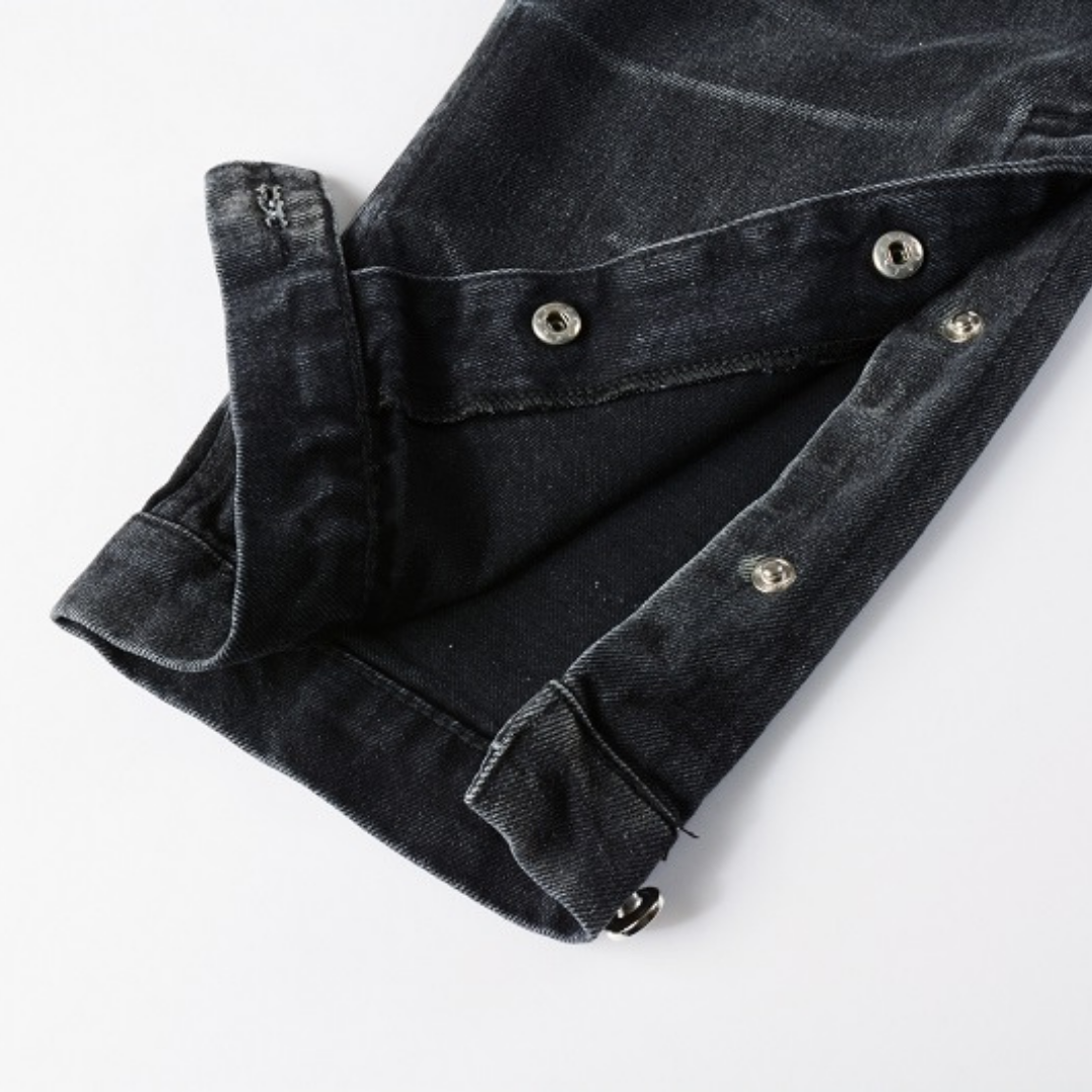 Black Distressed Jeans