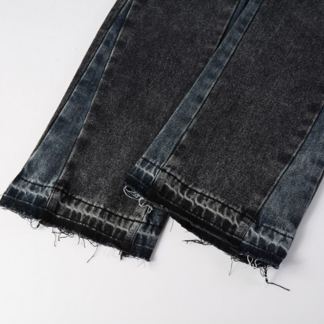 Flared Grey Jeans