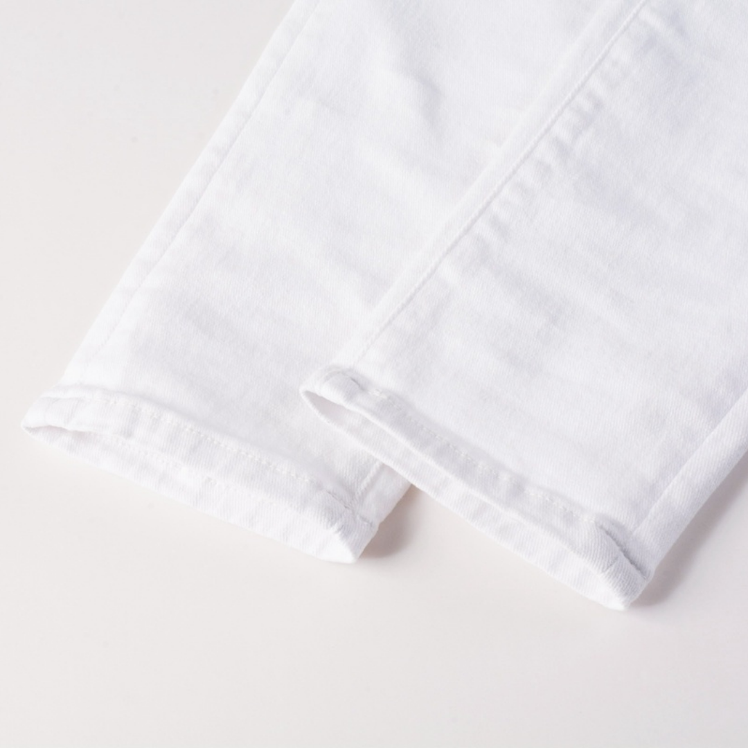 White Ripped Jeans