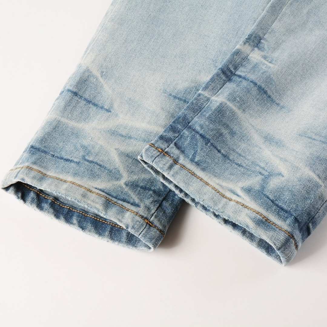 Light Blue Patch Jeans