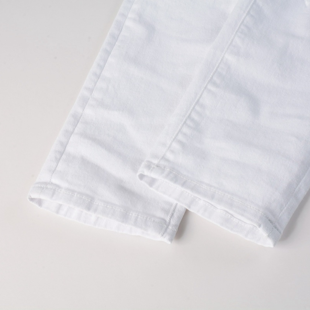 White Ripped Jeans