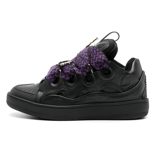 Shoes Black Purple