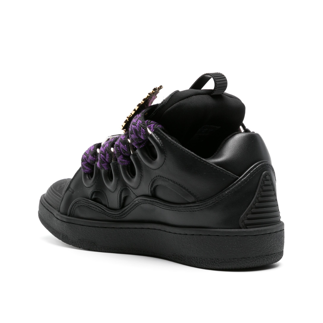 Shoes Black Purple