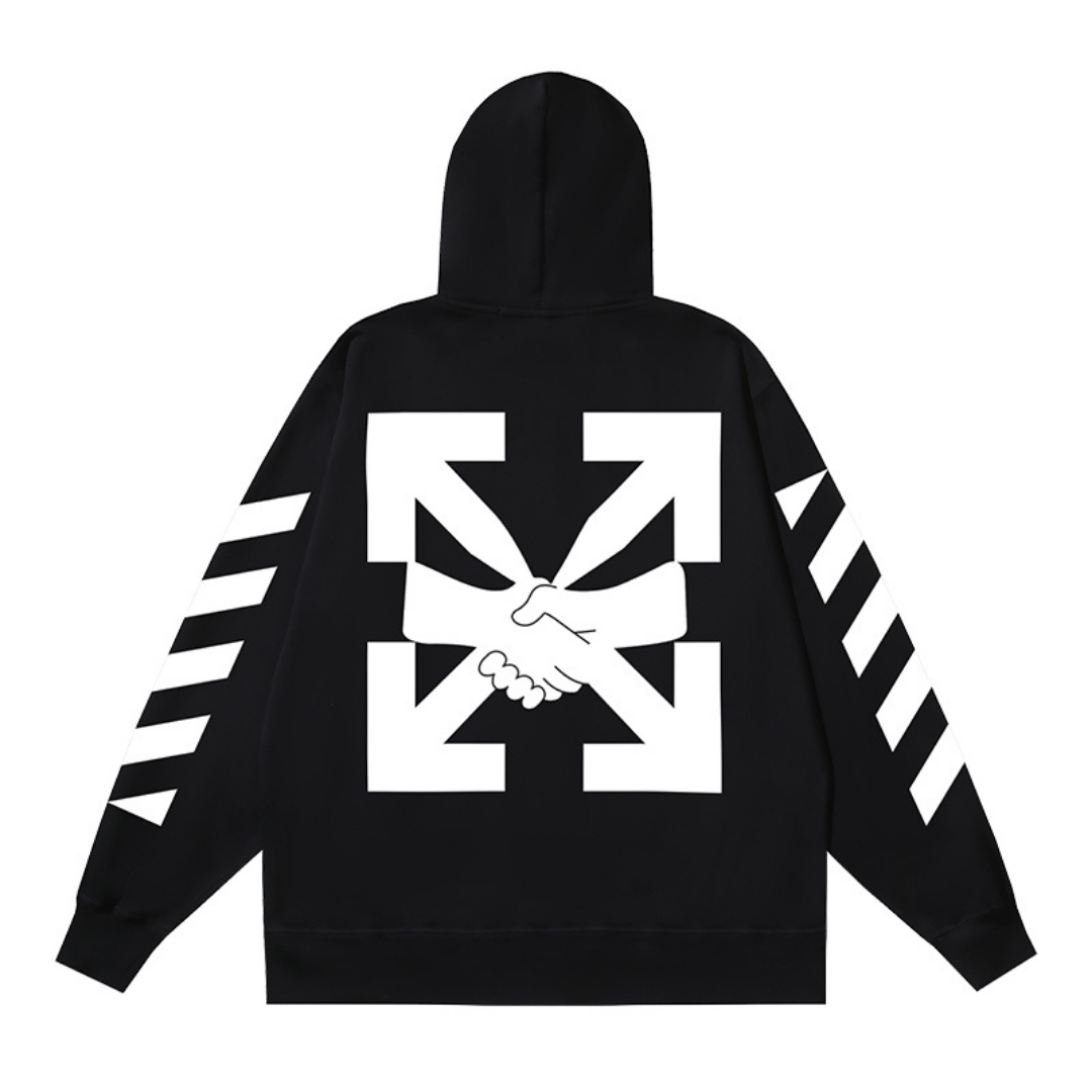 Monogram Zip Hoodie