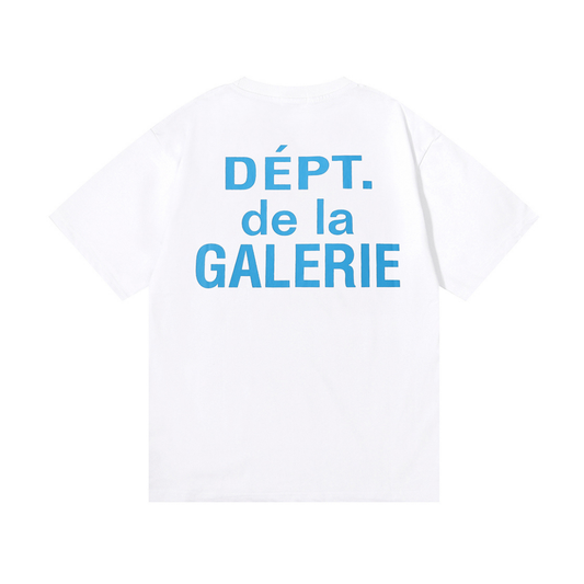 White blue T-shirt