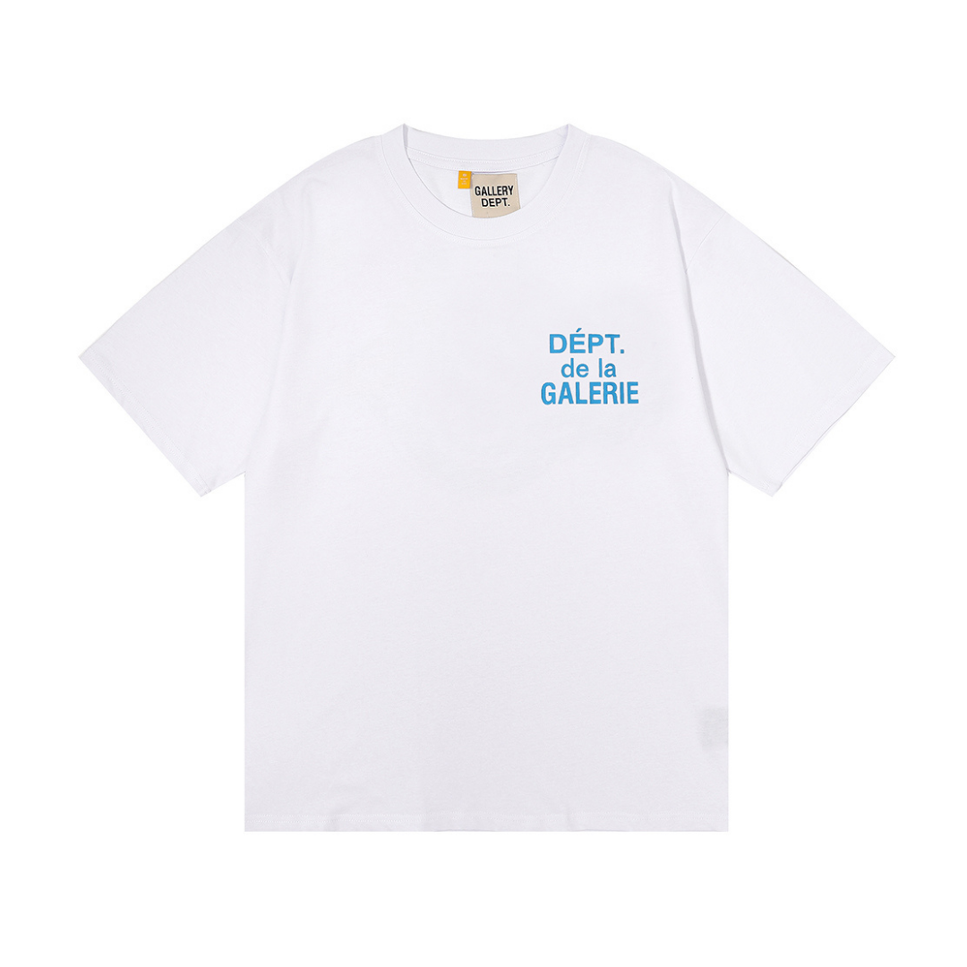 White blue T-shirt