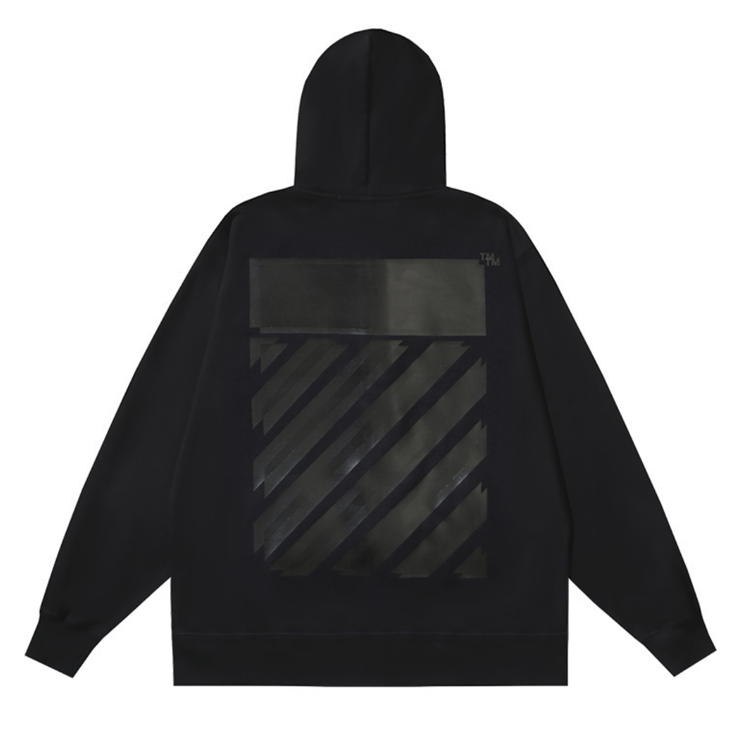 Monogram Zip Hoodie