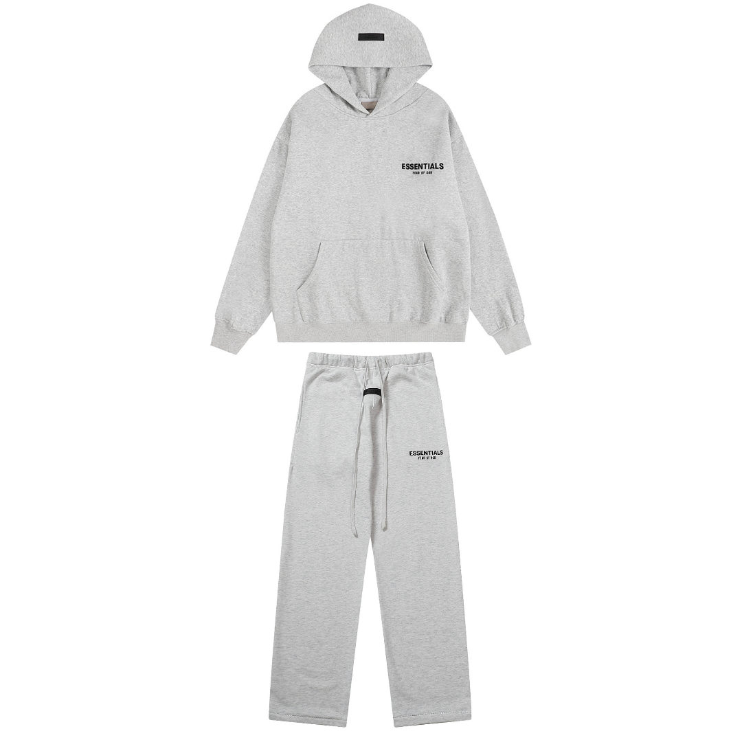 Relaxed Light Grey Tracksuit