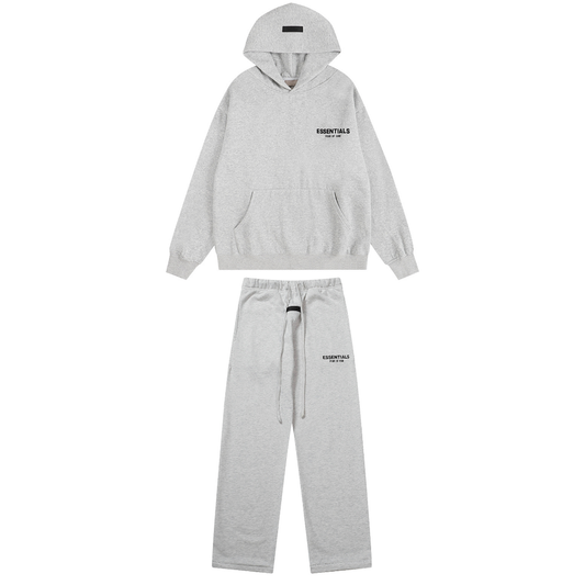 Relaxed Light Grey Tracksuit