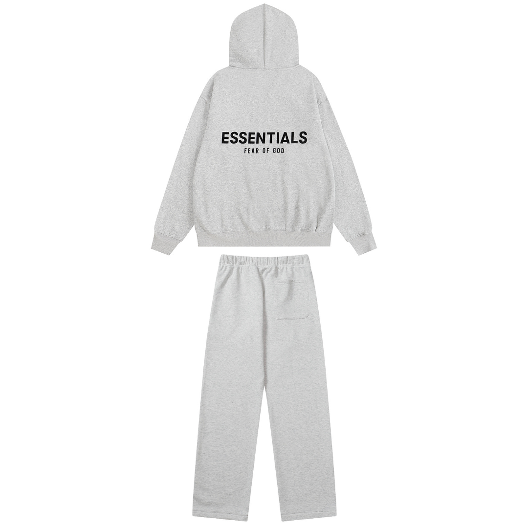 Relaxed Light Grey Tracksuit