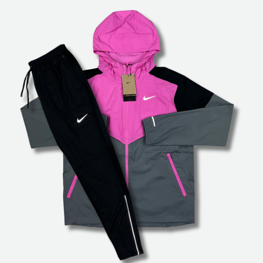 Tracksuit Pink w black