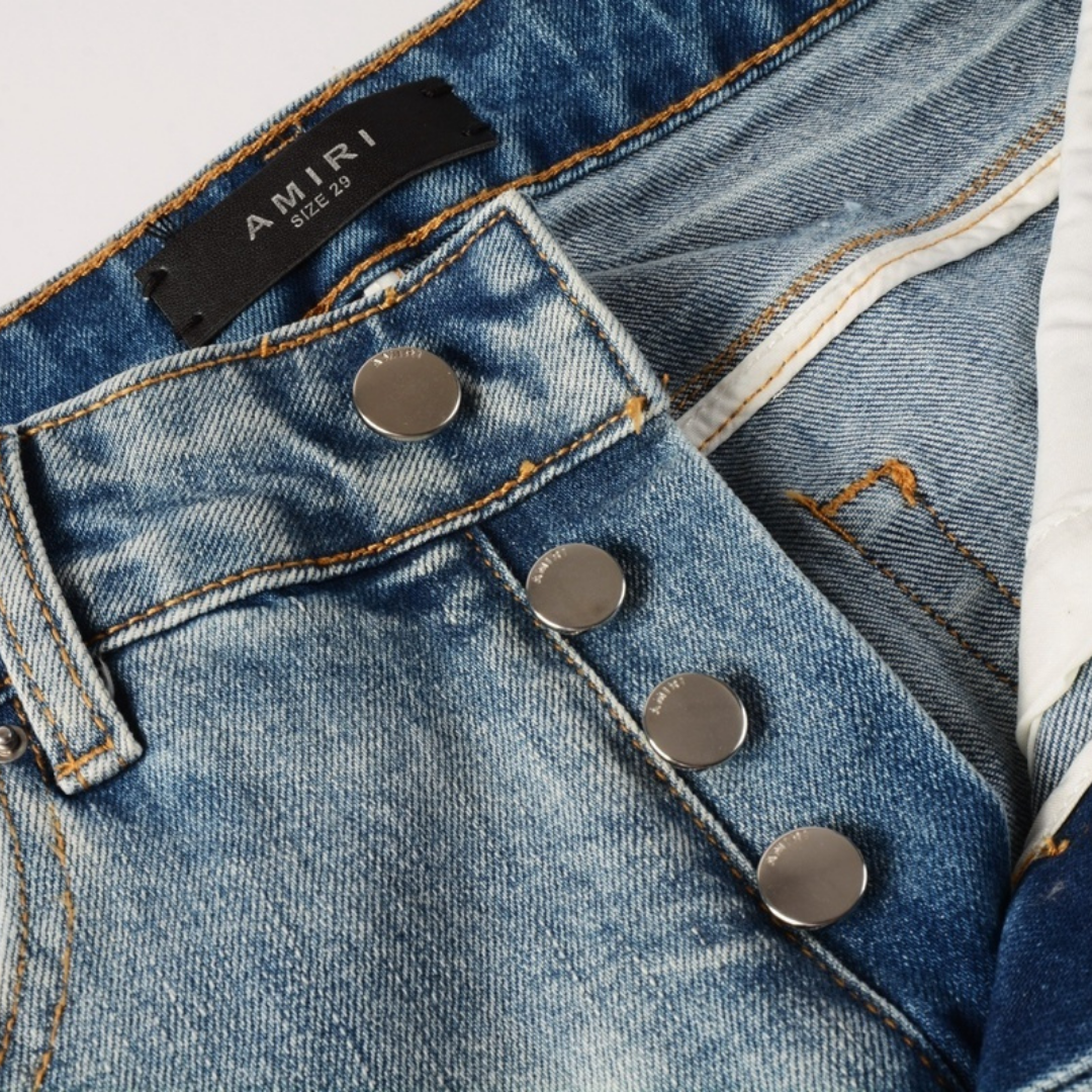 White Patch Jeans