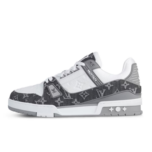 Monogram White Grey