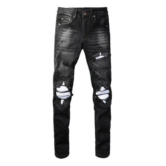White Patch Jeans