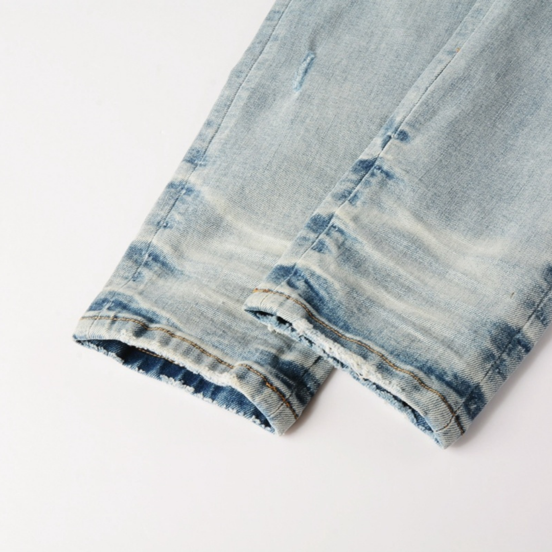White Patch Jeans