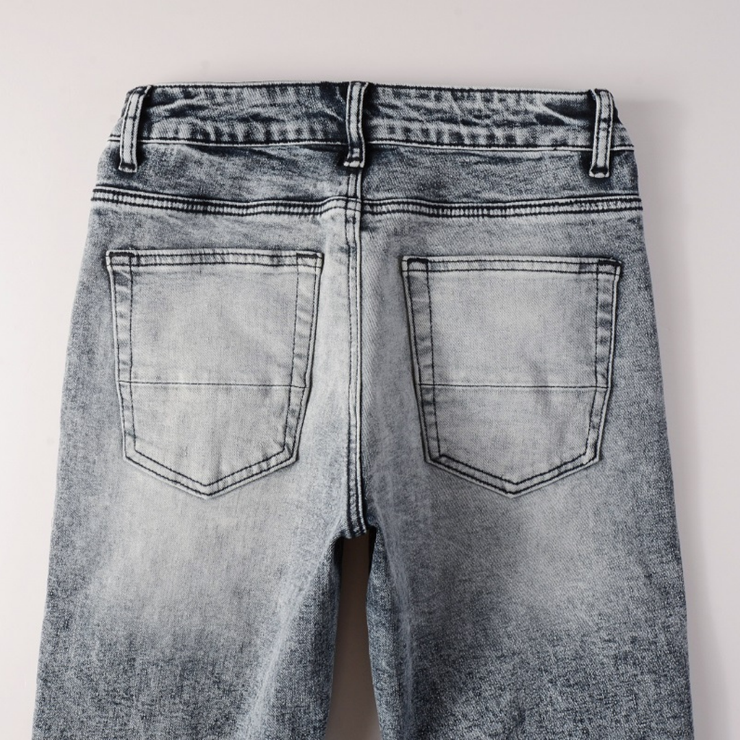 Black Patch Jeans