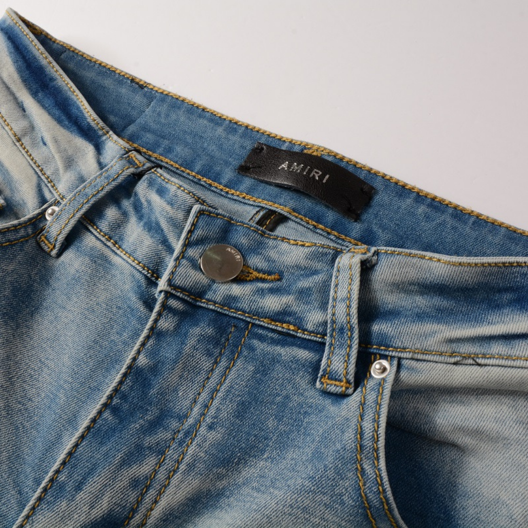 Black Patch Jeans
