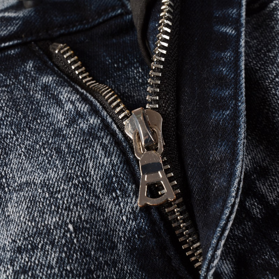 Black Patch Jeans