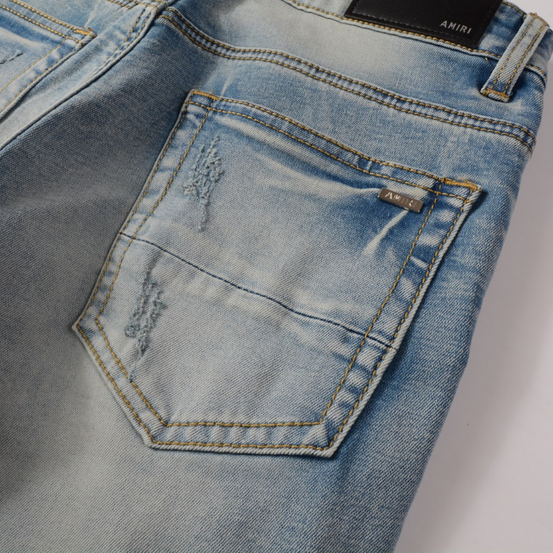 Black Patch Jeans