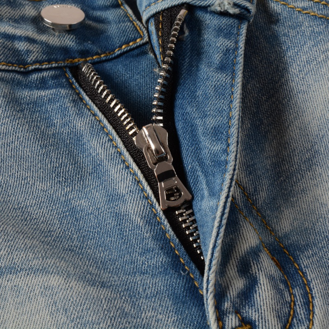 Black Patch Jeans