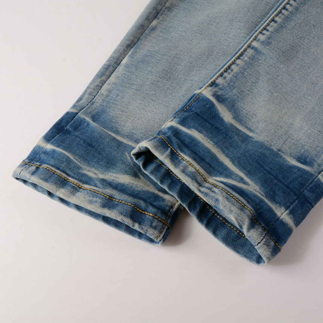 Black Patch Jeans