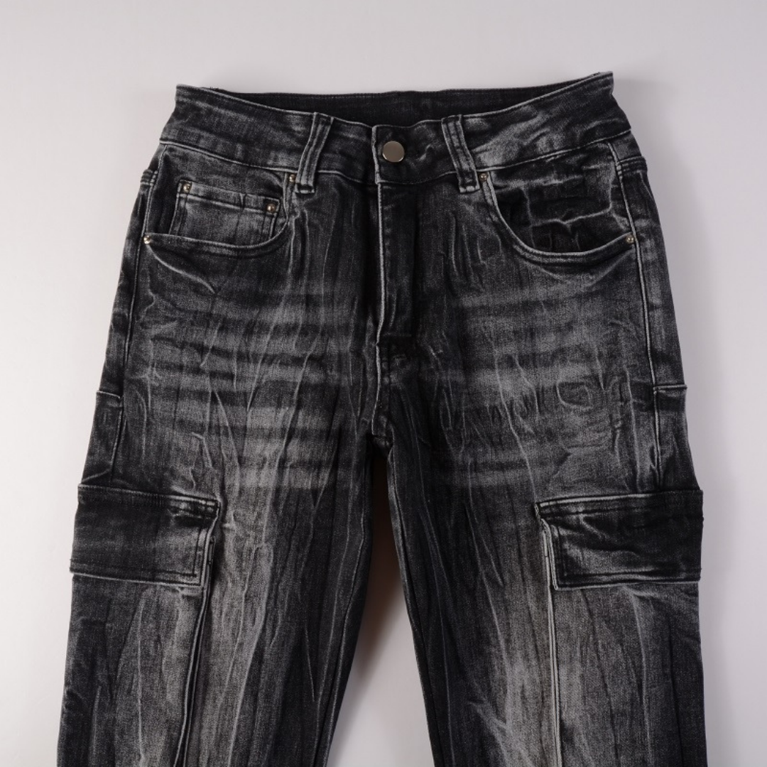Black Flared Jeans