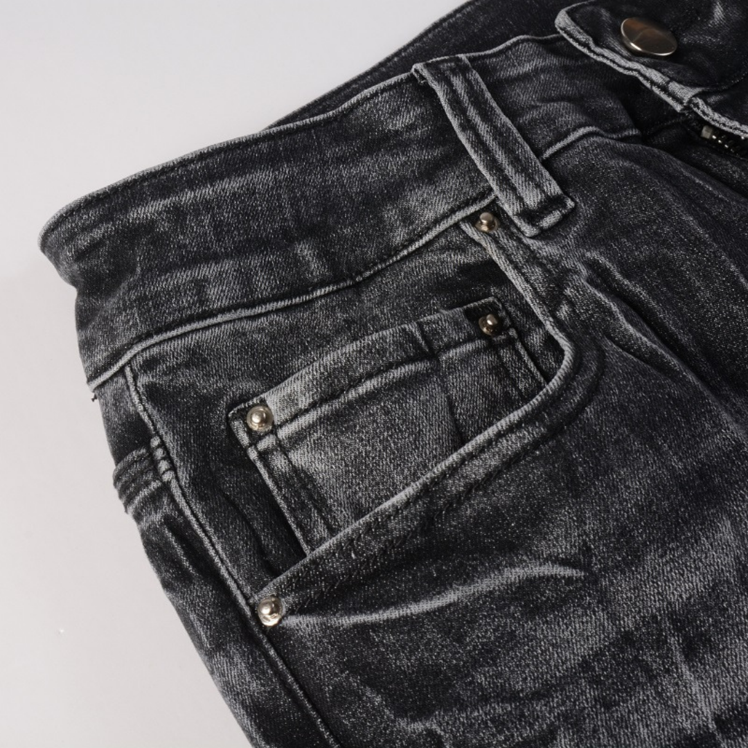 Black Flared Jeans