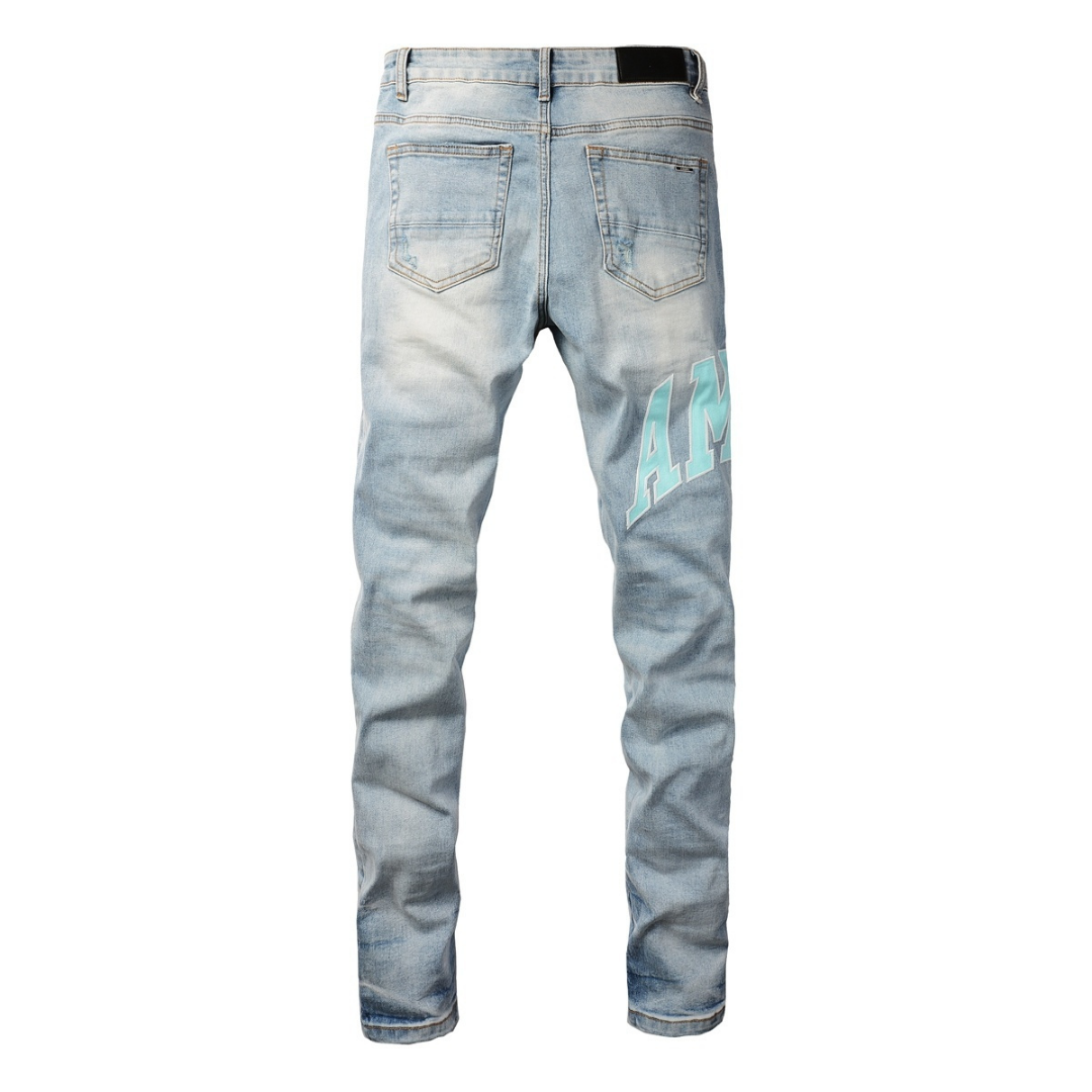 Light Blue Patch Jeans