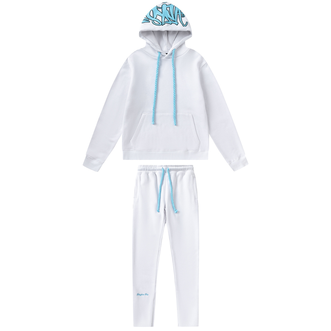 White Blue Tracksuit