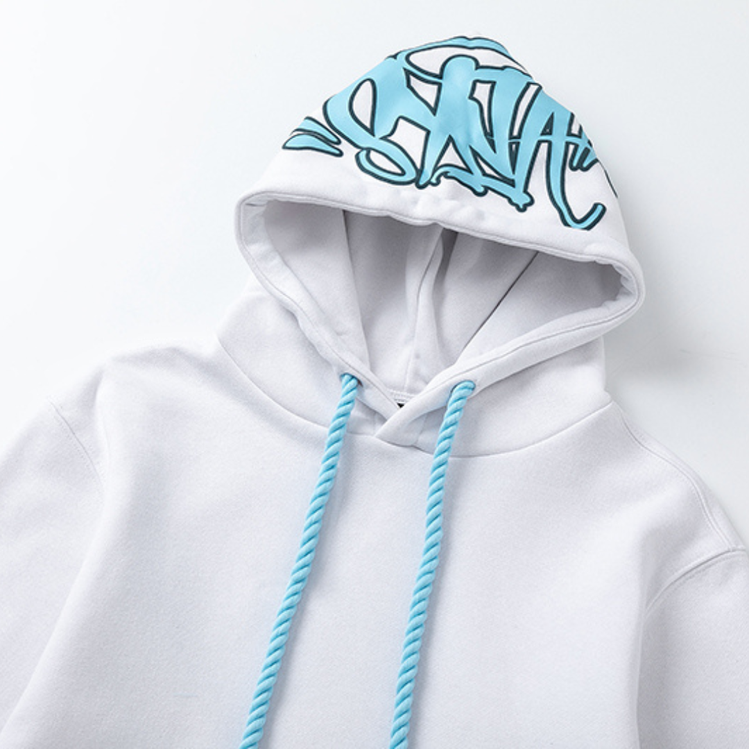 White Blue Tracksuit