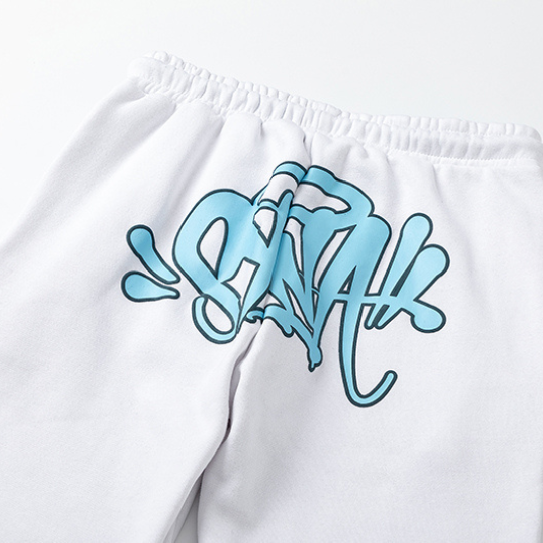 White Blue Tracksuit