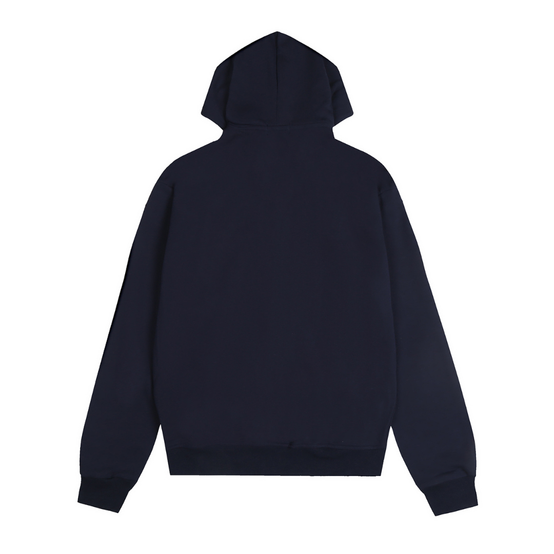 Navy Zip Hoodie