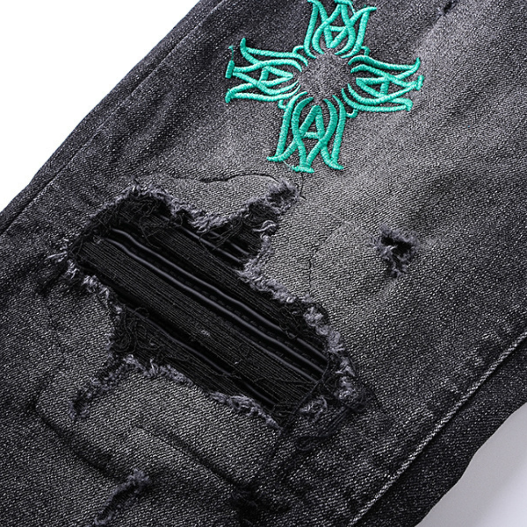 Varsity Logo Jeans