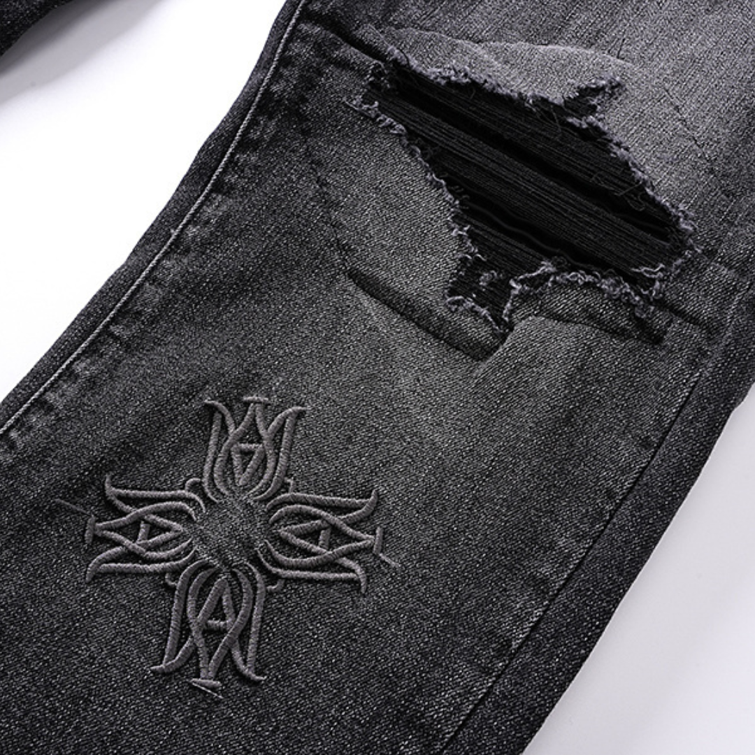 Varsity Logo Jeans