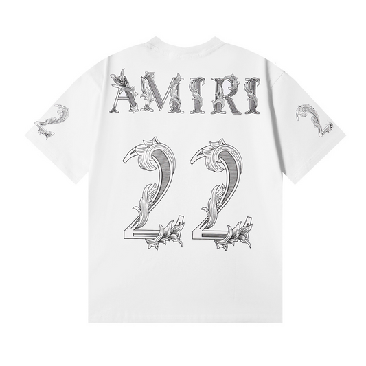 22 white T-shirt