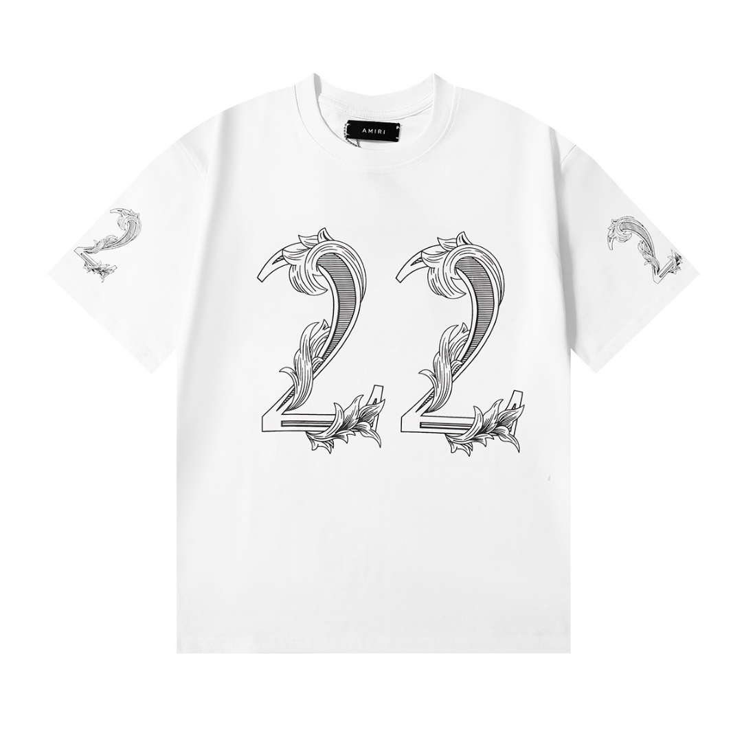 22 white T-shirt