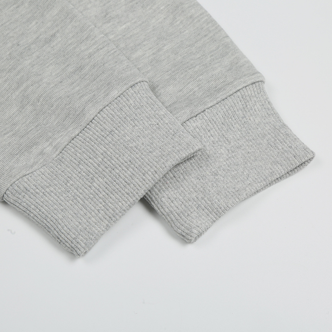 Grey Zip Hoodie