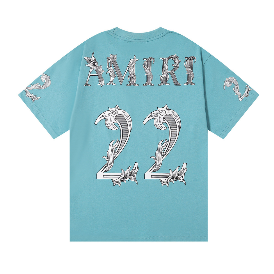 22 blue T-shirt
