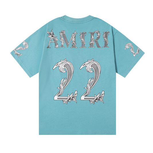 22 blue T-shirt