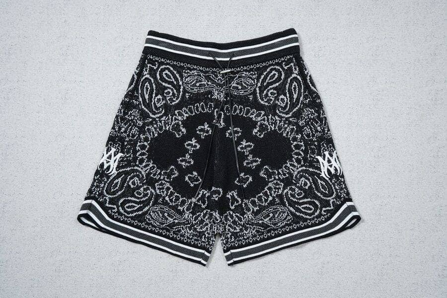 A Bandana Basketball Shorts Black
