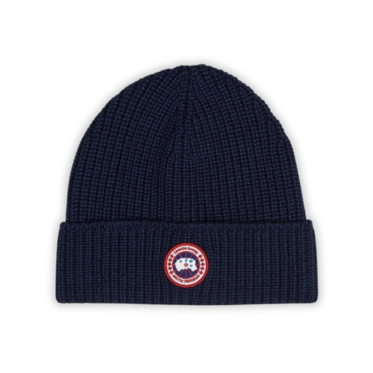 Go Navy Ribbed Beanie