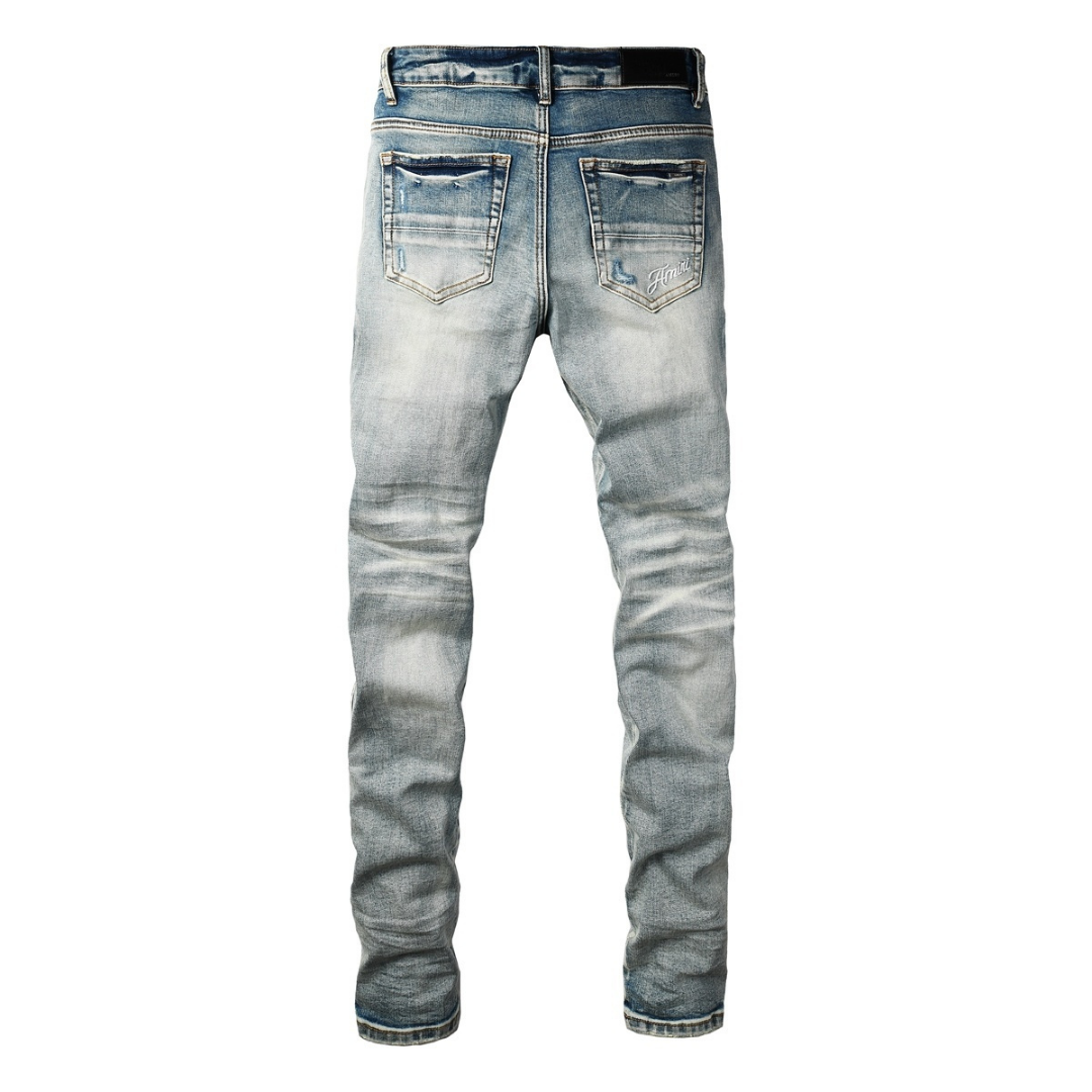 Gradient Bones Jeans