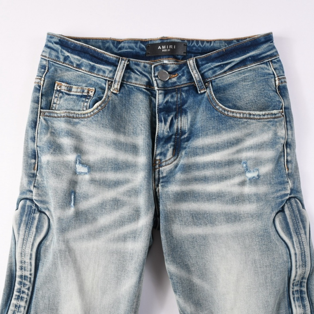 Gradient Bones Jeans