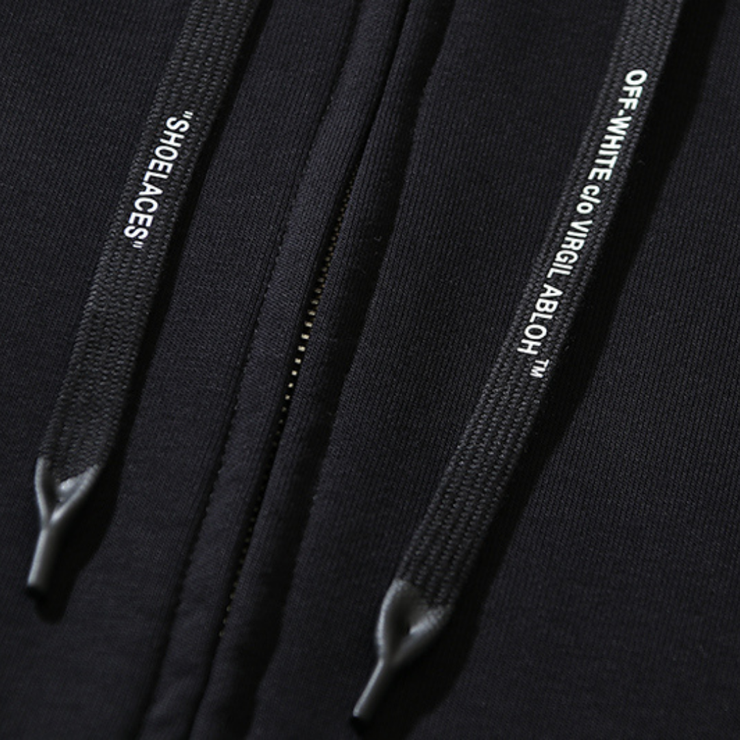 Monogram Zip Hoodie