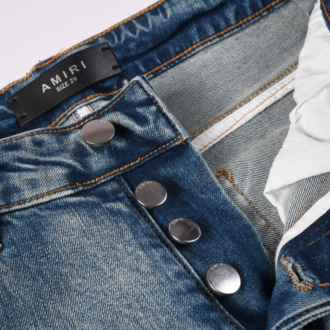 Gradient Bones Jeans