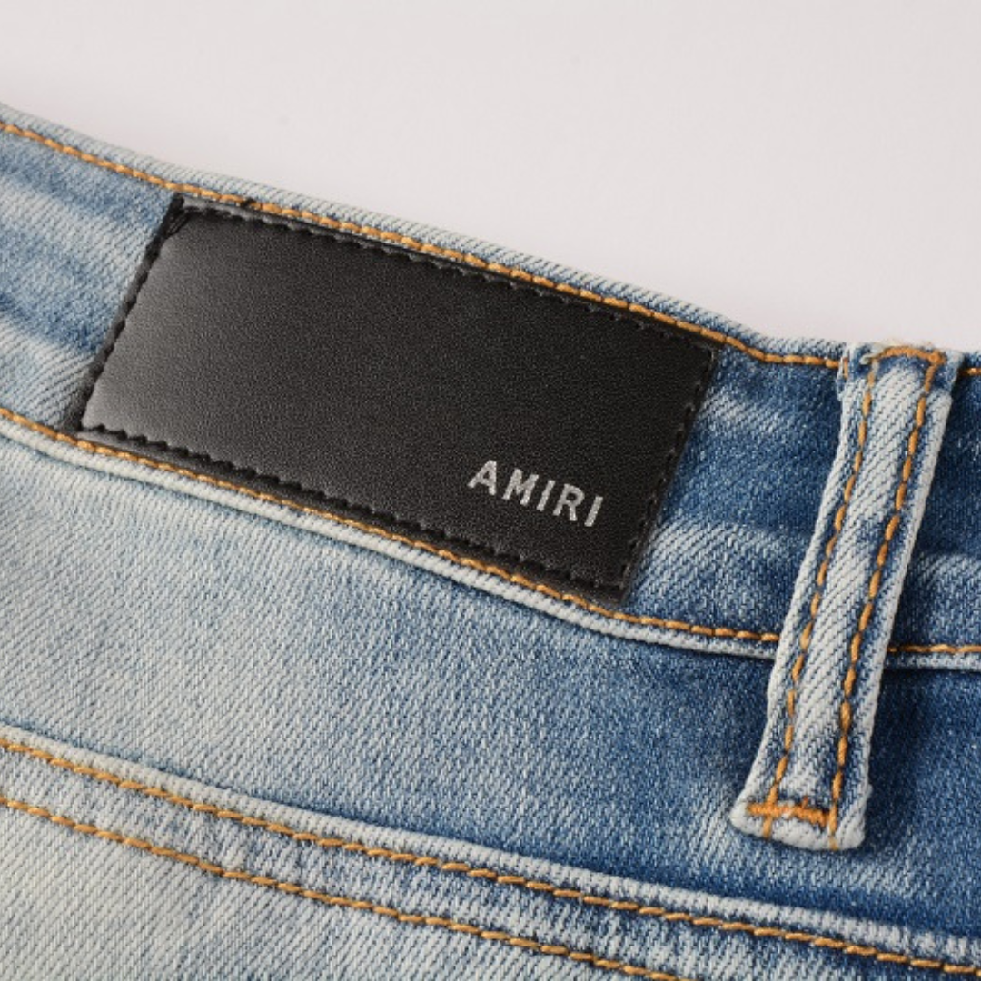 Blue Distressed Jeans