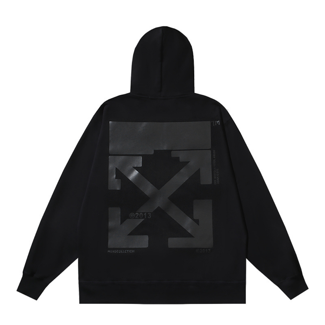 Monogram Zip Hoodie