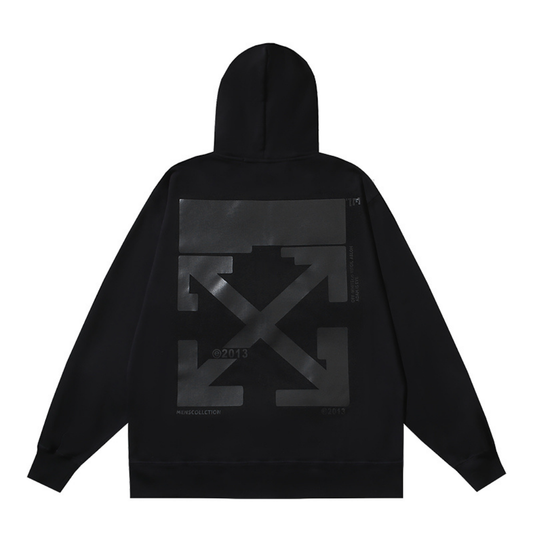 Monogram Zip Hoodie